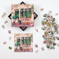 Galison Čtvercové puzzle Květinářství Florette 500 dílků