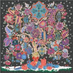 Galison Čtvercové puzzle Liberty: Vánoční strom života 500 dílků