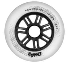 POWERSLIDE Kolečka Spinner White (4ks) (Tvrdost: 88A, Velikost koleček: 84mm)