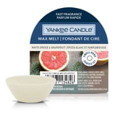 Yankee Candle vonný vosk White Spruce & Grapefruit (Bílý smrk a grapefruit) 22g