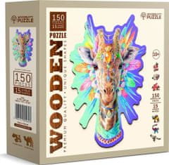 Wooden city Dřevěné puzzle Elegantní žirafa 150 dílků EKO