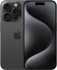 Apple iPhone 15 Pro, 512GB, Black Titanium