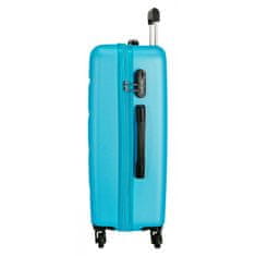 Joummabags Sada ABS cestovních kufrů ROLL ROAD FLEX Azul Claro, 55-65-75cm, 584946A