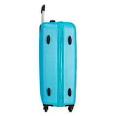 Joummabags Sada ABS cestovních kufrů ROLL ROAD FLEX Azul Claro, 55-65-75cm, 584946A