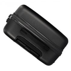 Joummabags Sada ABS cestovních kufrů ROLL ROAD FLEX Black / Černé, 55-65-75cm, 5849460