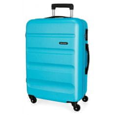 Joummabags ABS Cestovní kufr ROLL ROAD FLEX Azul Claro, 75x52x28cm, 91L, 584936A (large)