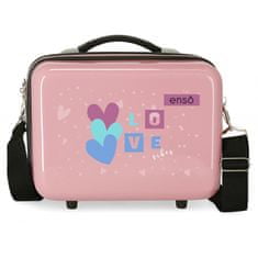 Joummabags ENSO Love Vibes, ABS Cestovní kosmetický kufřík, 21x29x15cm, 9L, 9453921