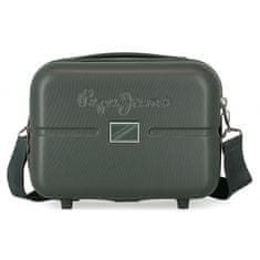 Joummabags ABS Cestovní kosmetický kufřík PEPE JEANS ACCENT Verde, 21x29x15cm, 9L, 7693933