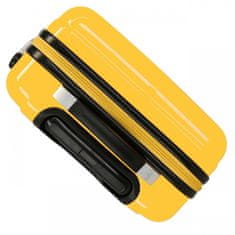 Joummabags Luxusní ABS cestovní kufr SPONGEBOB Yellow, 55x38x20cm, 34L, 2771721