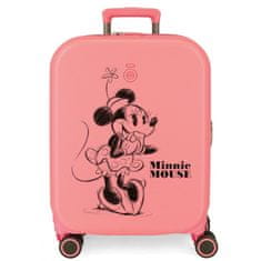 Joummabags ABS cestovní kufr MINNIE MOUSE Happines Coral, 55x40x20cm, 37L, 3669122 (small)