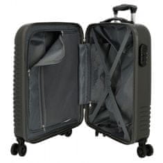 Joummabags Sada luxusních ABS cestovních kufrů INDIA Antracita, 70cm/55cm, 5089522