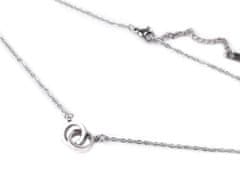 Kraftika 1ks latina náhrdelník z nerezové oceli kroužky, řetízky