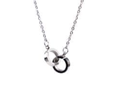 Kraftika 1ks latina náhrdelník z nerezové oceli kroužky, řetízky
