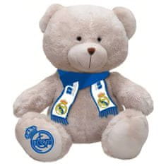 FotbalFans Plyšový medvídek Real Madrid FC, béžový, 20 cm