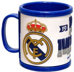 FotbalFans Hrnek Real Madrid FC, plastový, modrý, 300 ml