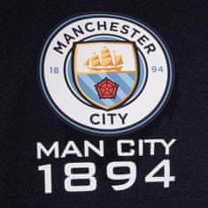 FotbalFans Mikina Manchester City FC, tmavě modrá, zip | L