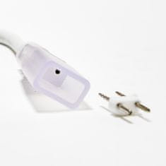 DecoLED DecoLED Prodlužovací kabel pro dvoustranný LED Neon, IP67, 230V, 25 cm, bílý, samičí 2DN22
