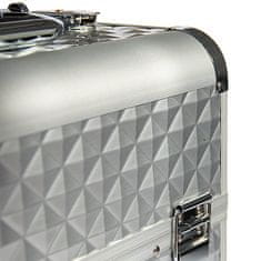 Nehtyprofi Kosmetický kufřík L Diamond 3D bílý