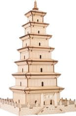 Woodcraft  Dřevěné 3D puzzle Velká pagoda divoké husy