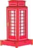  Dřevěné 3D puzzle Britská telefonní budka
