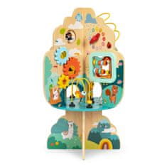 EcoToys Dřevěná vzdělávací hračka Anima +12m vícebarevná