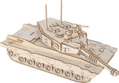Woodcraft Dřevěné 3D puzzle Tank M1 Abrams