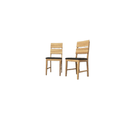(2030) TELFERWOOD - Dubová židle set 2ks