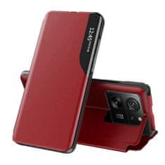 Techsuit Elegantní knižkové pouzdro View Case pro Xiaomi 13T/13T Pro - Červená KP29181