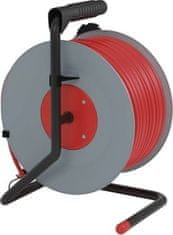 Emos Prodlužovací kabel na bubnu 50 m / 1 zásuvka / červený / PVC / 230 V / 1,5 mm2