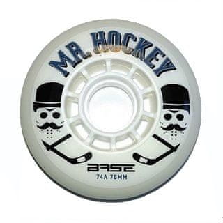 Base Kolečka Mr. Hockey Pro Indoor (4ks) (Tvrdost: 74A, Velikost koleček: 80mm)