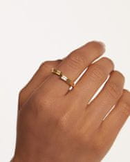 PDPAOLA Minimalistický pozlacený prsten Genesis Essentials AN01-898 (Obvod 52 mm)