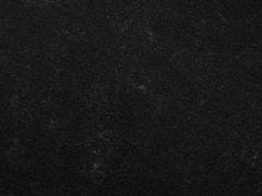 Beliani Kulatý zahradní jídelní stůl 110 cm černý OLMETTO