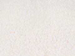 Beliani Dekorativní buklé polštář ve tvaru dýně 35 cm bílý MUNCHKIN