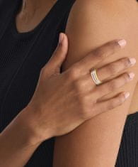 Calvin Klein Slušivá sada ocelových prstenů 35000509 (Obvod 52 mm)