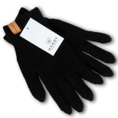 NANDY Dámské zimní rukavice klasické hladké - černá