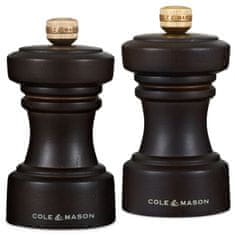 Cole Mason Hoxton Chocolate Wood, Precision+, Mlýnek na sůl & Mlýnek na pepř, 104 mm, GS