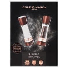 Cole Mason Derwent Chestnut RoseGold, Gourmet Precision+, Mlýnek na sůl & pepř, 190 mm, GS