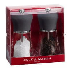 Cole Mason Grey Flannel Napoli, Classic, Mlýnek na sůl & Mlýnek na pepř, 120 mm, GS