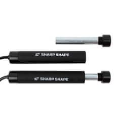 Sharp Shape Zátěžové švihadlo 90 g černé