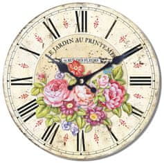 Isabelle Rose Dřevěné nástěnné hodiny Timeless Spring 29 cm