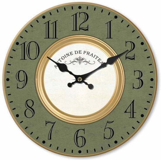 Isabelle Rose Dřevěné nástěnné hodiny Paris 29 cm