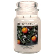 Village Candle Vonná svíčka - Sváteční mandarinka Doba hoření: 25 hodin