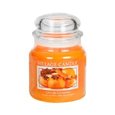 Village Candle Vonná svíčka - Pomeranč a skořice Doba hoření: 105 hodin