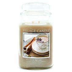 Village Candle Vonná svíčka - Čaj s mlékem a skořicí Doba hoření: 25 hodin
