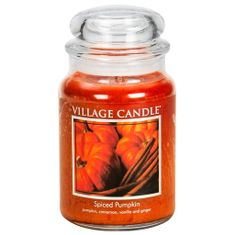 Village Candle Vonná svíčka - Dýně a koření Doba hoření: 55 hodin