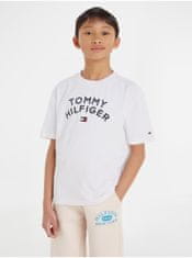 Tommy Hilfiger Bílé klučičí tričko Tommy Hilfiger 152