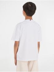 Tommy Hilfiger Bílé klučičí tričko Tommy Hilfiger 152