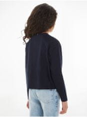 Tommy Hilfiger Tmavě modré holčičí tričko Tommy Hilfiger 160