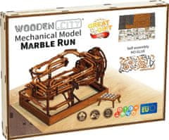 Wooden city 3D dřevěné puzzle Kuličková dráha 265 dílků