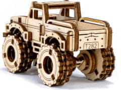 Wooden city 3D puzzle Superfast Monster Truck 4